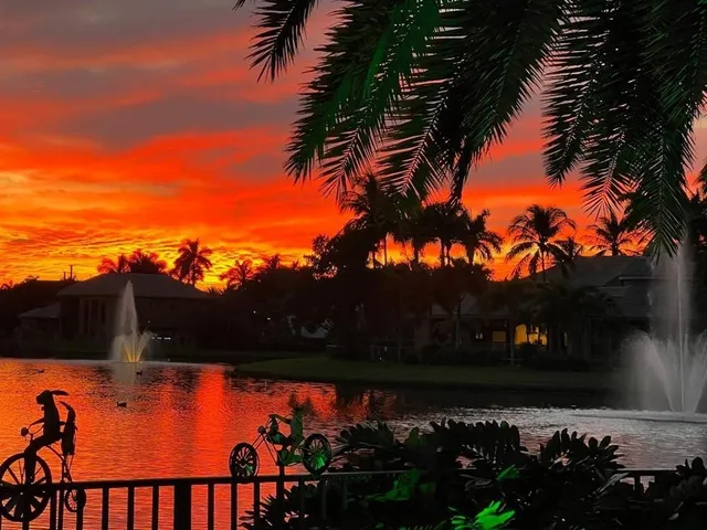 a lobby with a couch