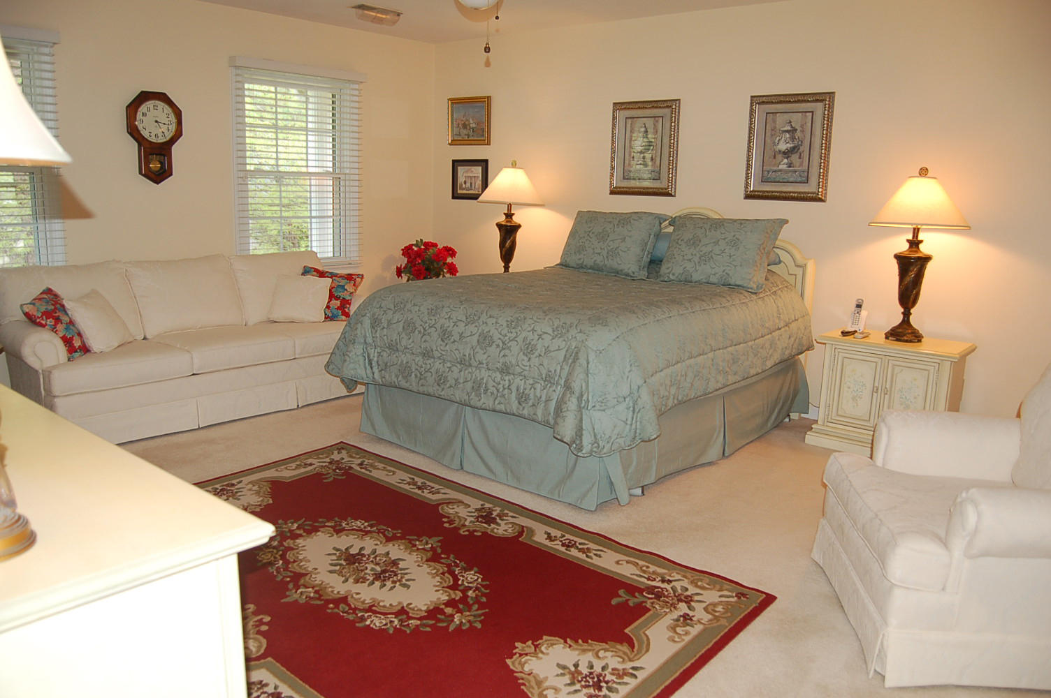 52 Ridgeview Road Blue Ridge, VA 24064 - Photo 16 of 46 a bedroom with a bed and a couch