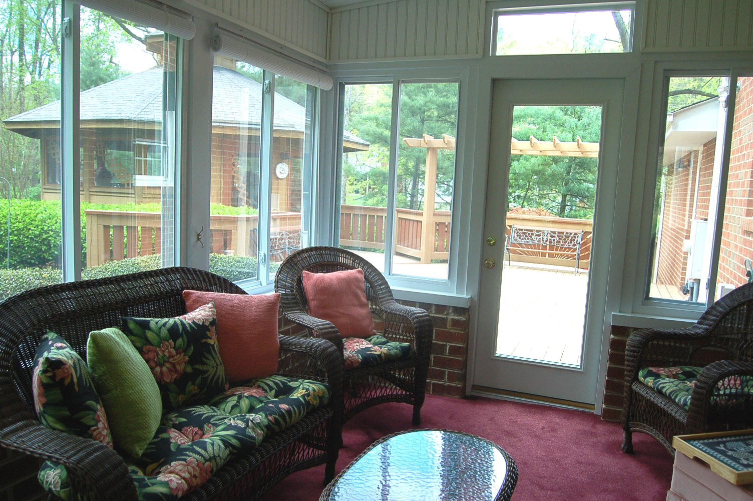 52 Ridgeview Road Blue Ridge, VA 24064 - Photo 23 of 46 a living room with furniture and a floor to ceiling window