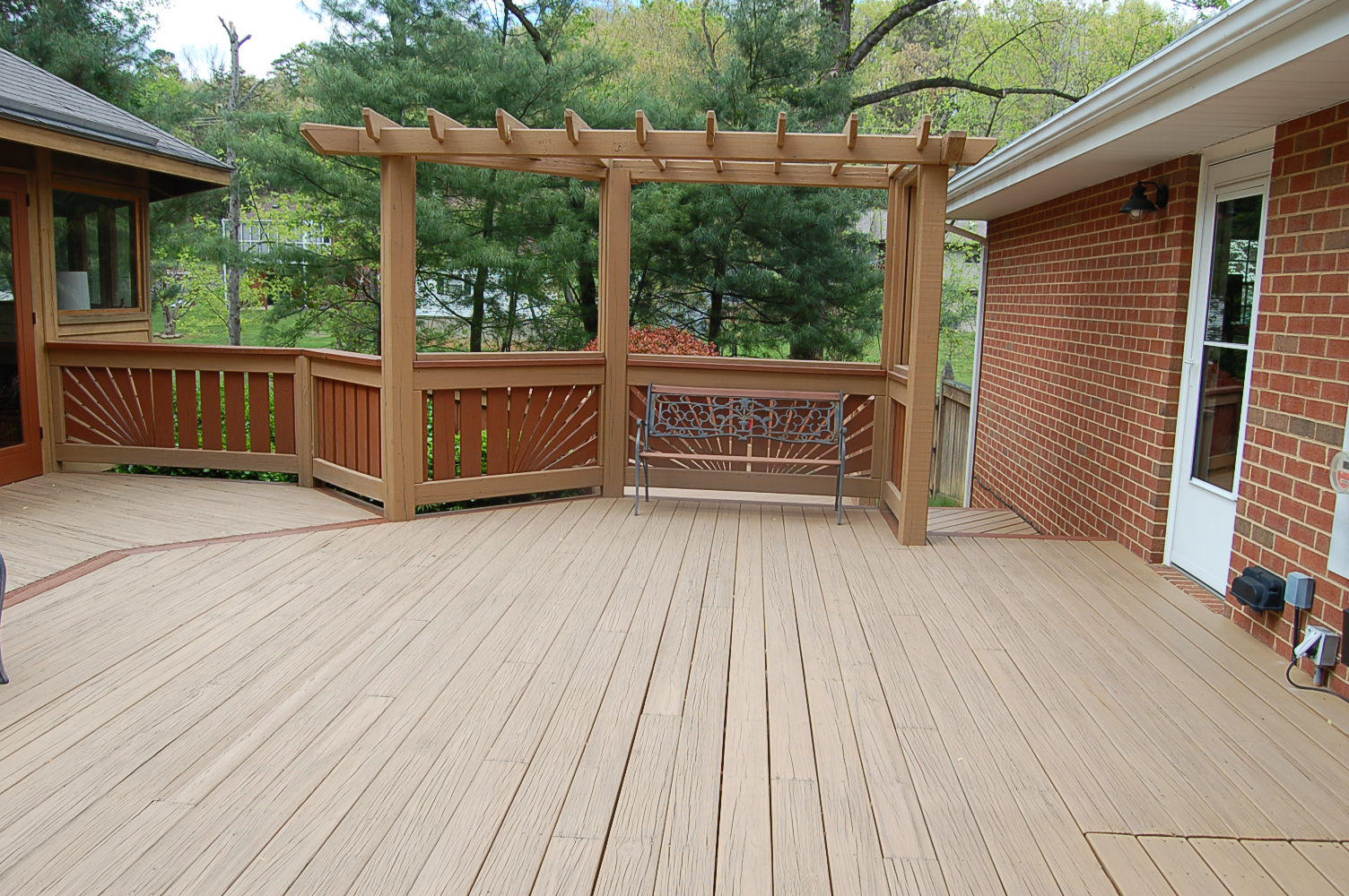 52 Ridgeview Road Blue Ridge, VA 24064 - Photo 35 of 46 a view of a wooden deck