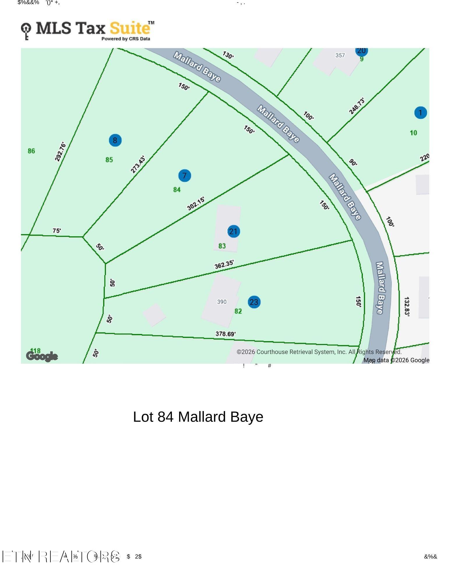 Lot 84 Mallard Baye Rutledge, TN 37861 - Photo 12 of 12 Tax Map.pdf (1)