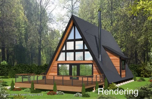 a view of outdoor space with deck