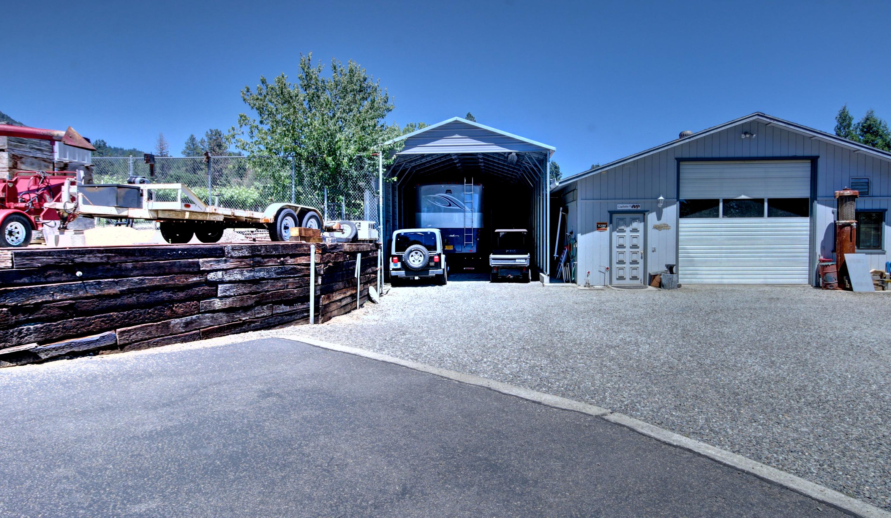1930 Old Military Road Central Point, OR 97502 - Photo 49 of 63 RV enclosure- approx 18' x 46'