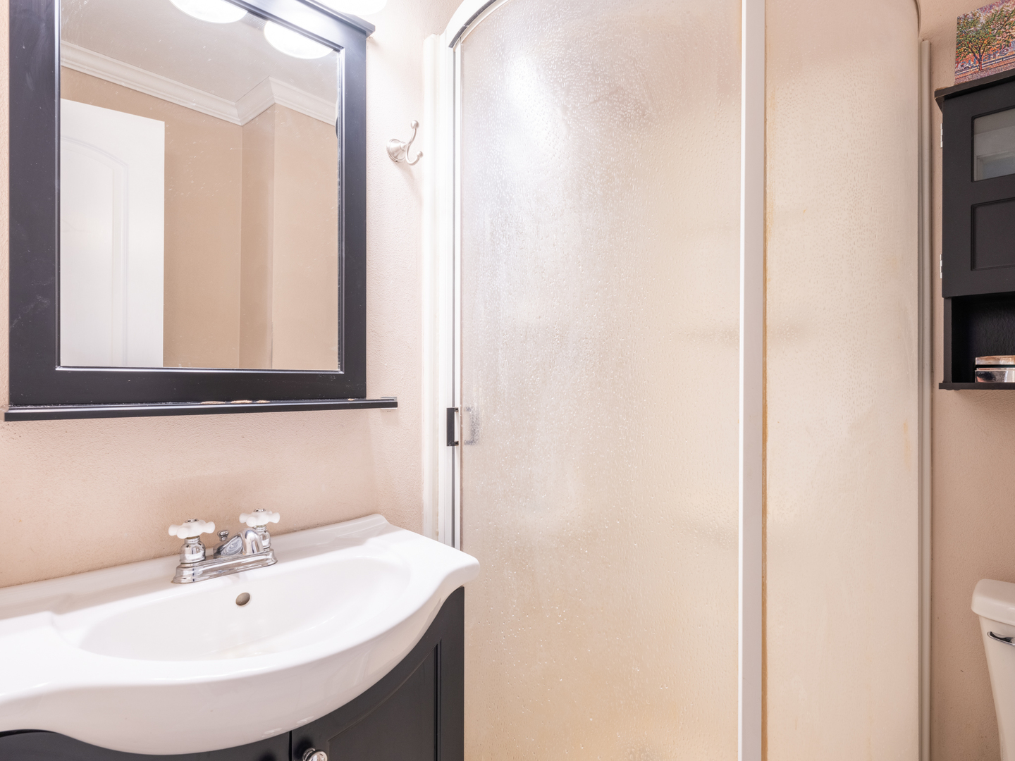 5631 Broadway Road Groveland, IL 61535 - Photo 18 of 41 a bathroom with a sink and a mirror