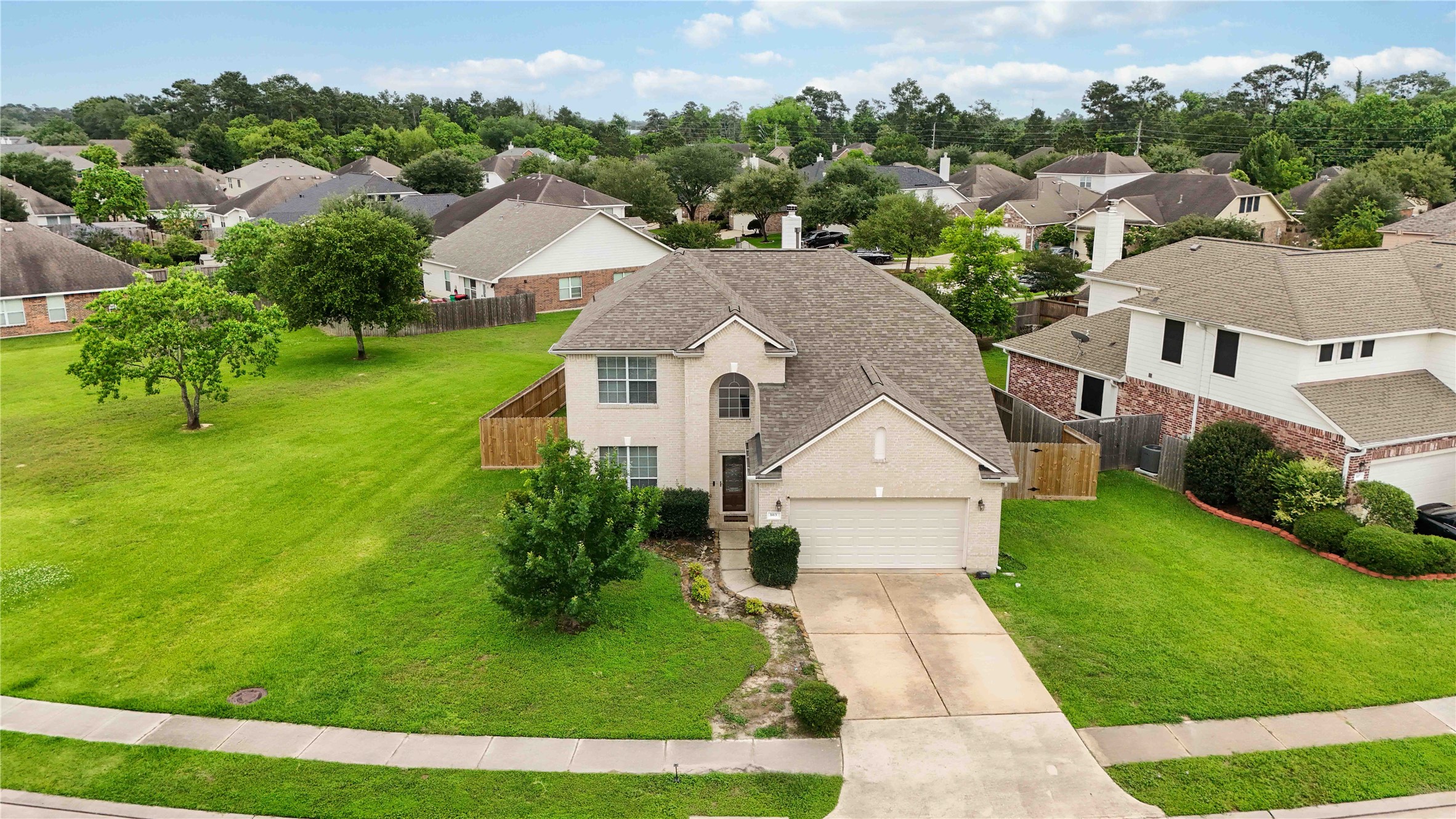 803 Northridge Terrace Lane Spring, TX 77373 - Photo 35 of 42 a view of house with garden