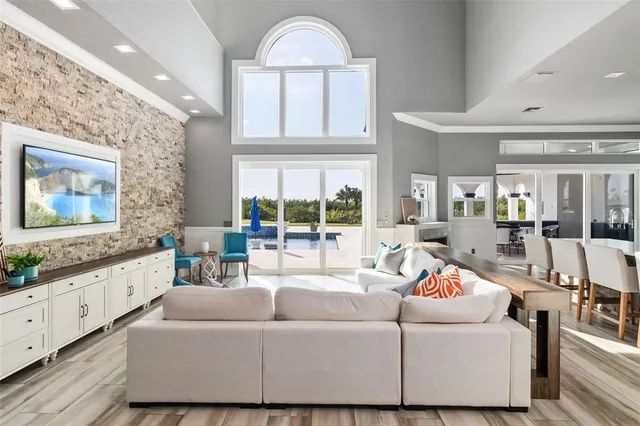 a view of lot of living room