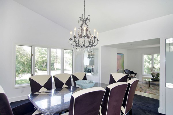 10 Patten Circle Newton, MA 02459 - Photo 6 of 26 a view of a dining room with furniture window and outside view