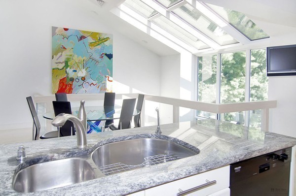 10 Patten Circle Newton, MA 02459 - Photo 8 of 26 a kitchen sink with a granite countertop window