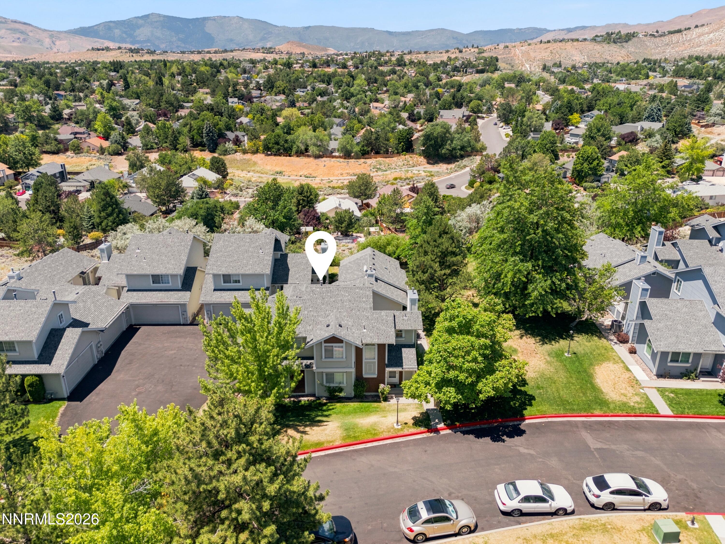 1899 Tuolumne Drive Reno, NV 89523 - Photo 33 of 44 an aerial view of a house with a yard