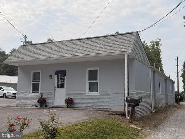 a view of a house with a patio