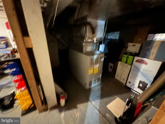 a storage room with washer and dryer