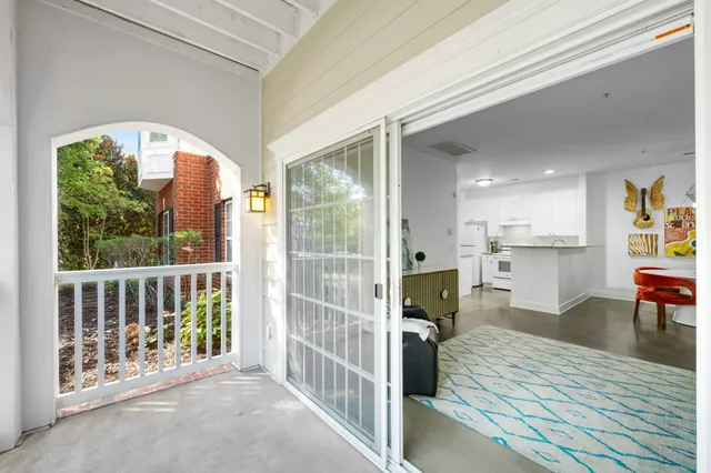 a view of front door