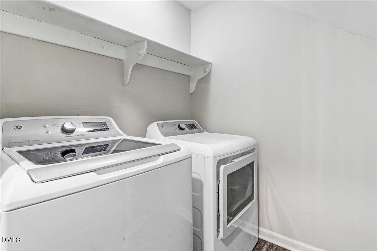 4715 Mallory Court Raleigh, NC 27616 - Photo 28 of 31 a utility room with dryer and washer