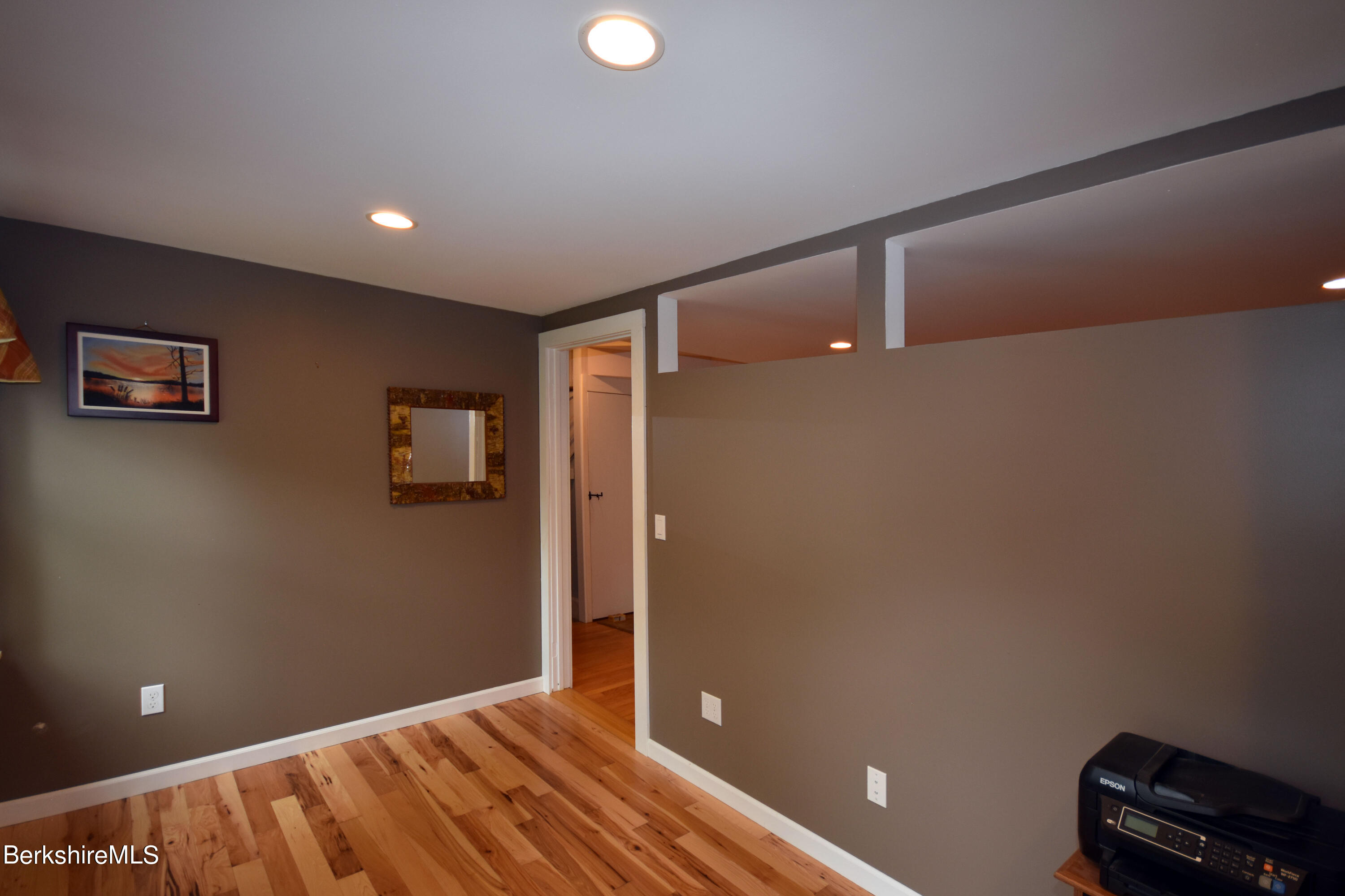 110 Tyringham Road Lee, MA 01238 - Photo 21 of 60 a view of empty room with a ceiling fan