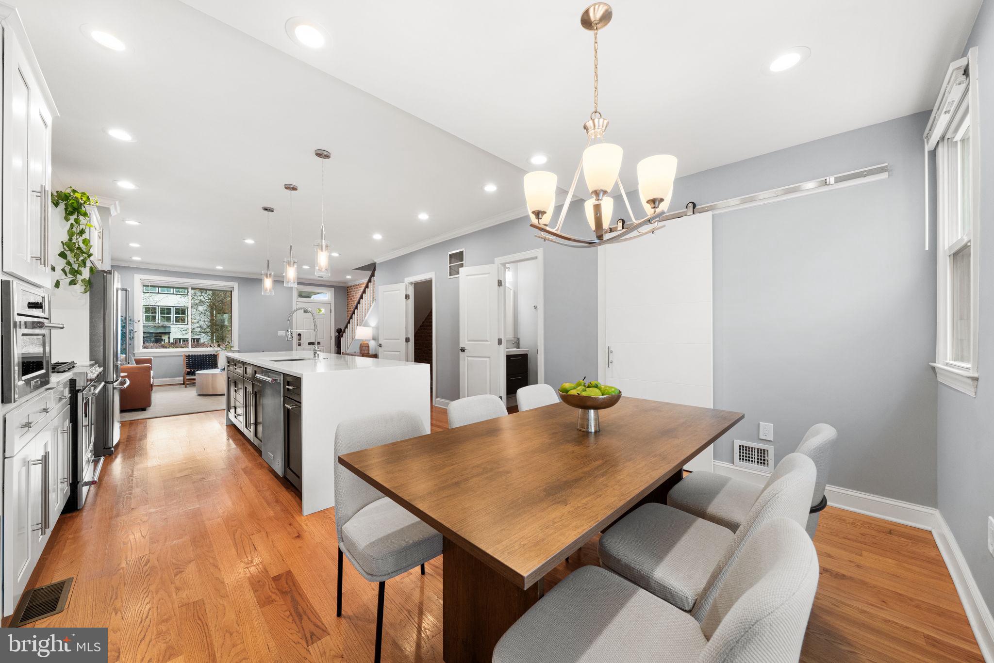 5302 7th Street Northwest Washington, DC 20011 - Photo 15 of 45 a view of a dining room and livingroom view