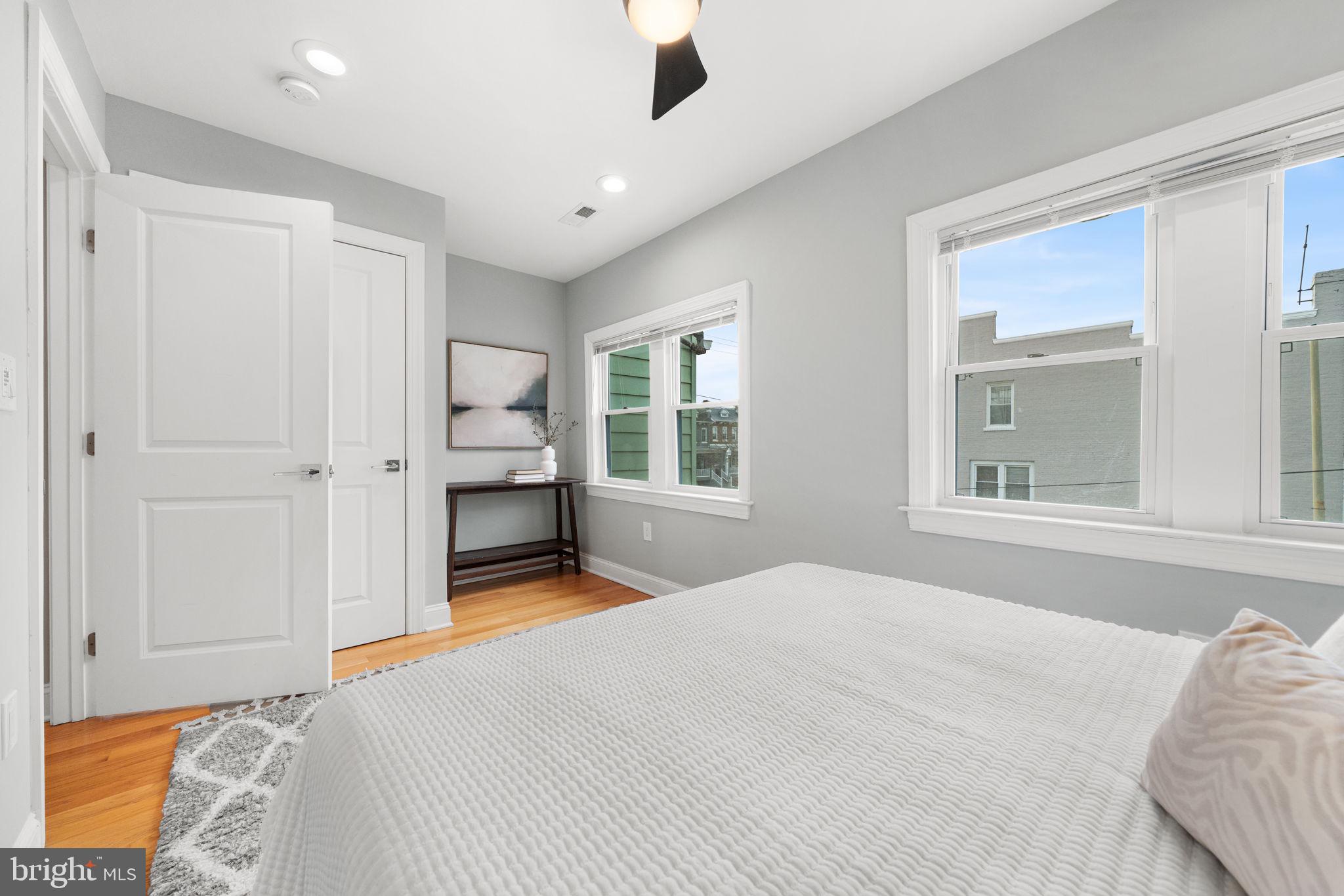 5302 7th Street Northwest Washington, DC 20011 - Photo 23 of 45 a bedroom with a bed and a window