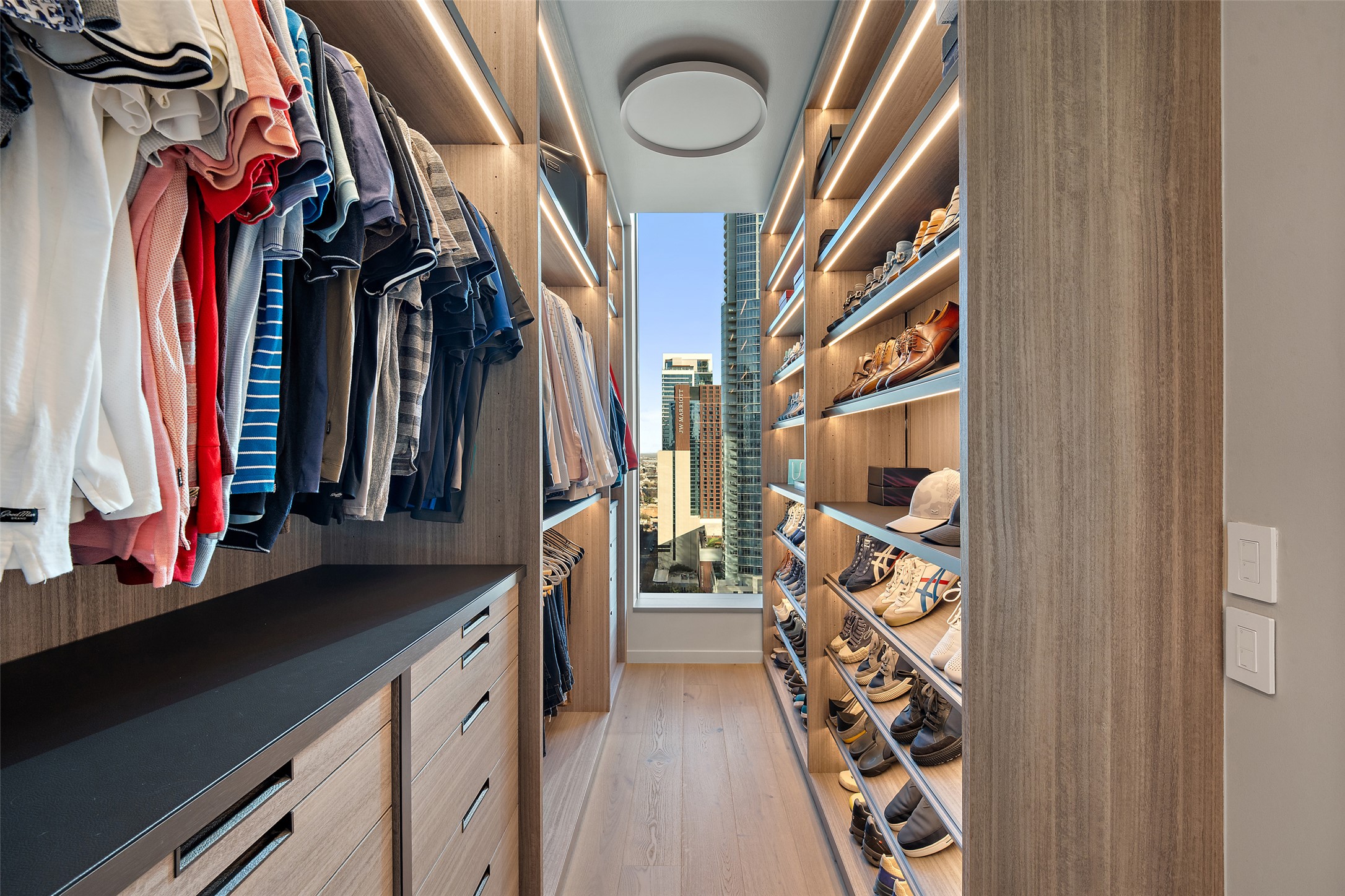 210 Lavaca Street, Unit 2301 Austin, TX 78701 - Photo 30 of 40 a view of a walk in closet