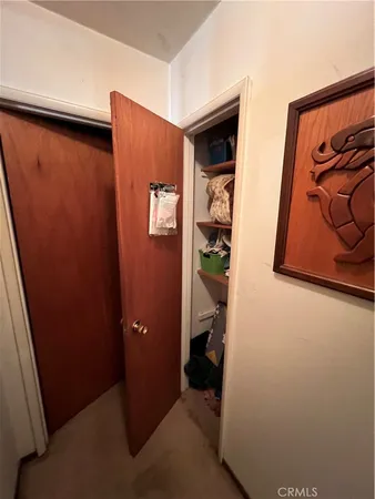 a room with storage and utility