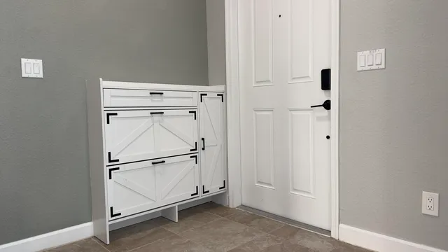 a view of outdoor space with seating space