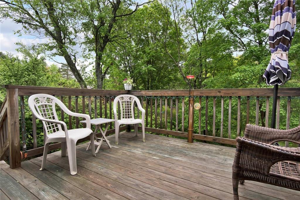57 Buckfield Road South Paris, ME 04281 - Photo 24 of 35 Deck overlooking Stony Brook