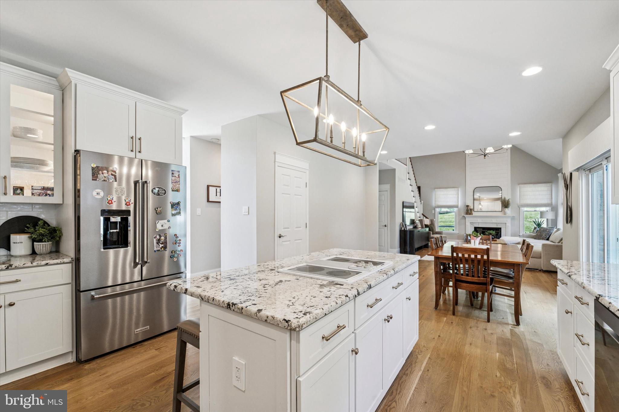 5 Stoney End Road Broomall, PA 19008 - Photo 16 of 48 a kitchen with a sink refrigerator and dining table