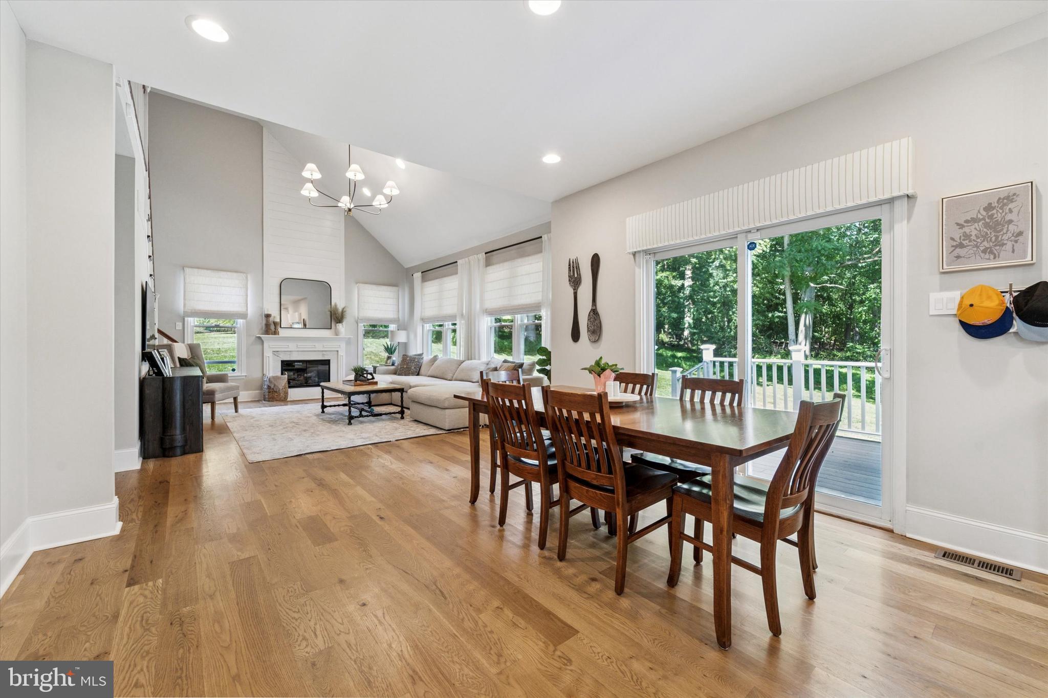 5 Stoney End Road Broomall, PA 19008 - Photo 18 of 48 a view of a dining room with furniture and wooden floor