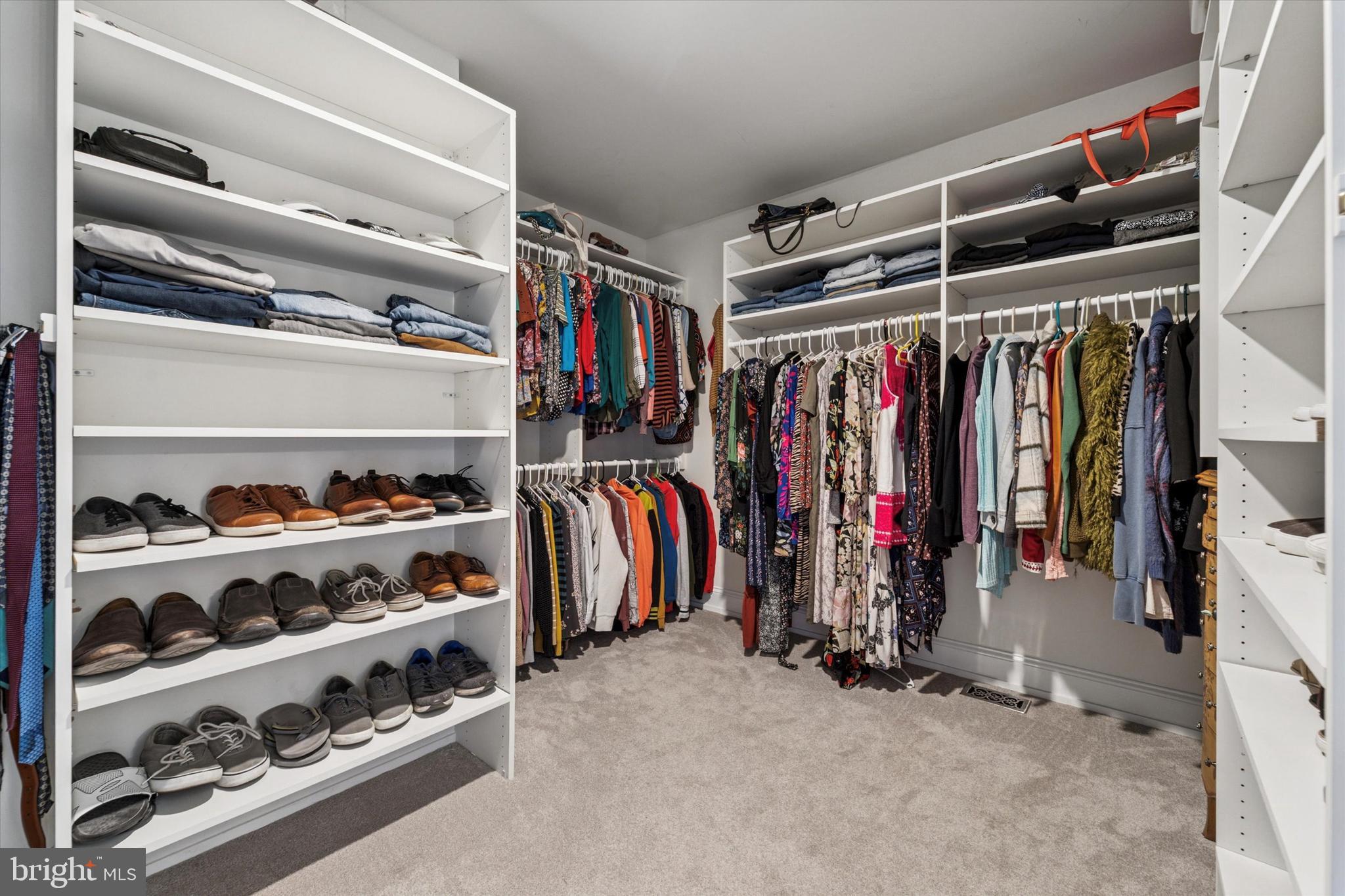 5 Stoney End Road Broomall, PA 19008 - Photo 30 of 48 a view of walk in closet with clothes and shoes