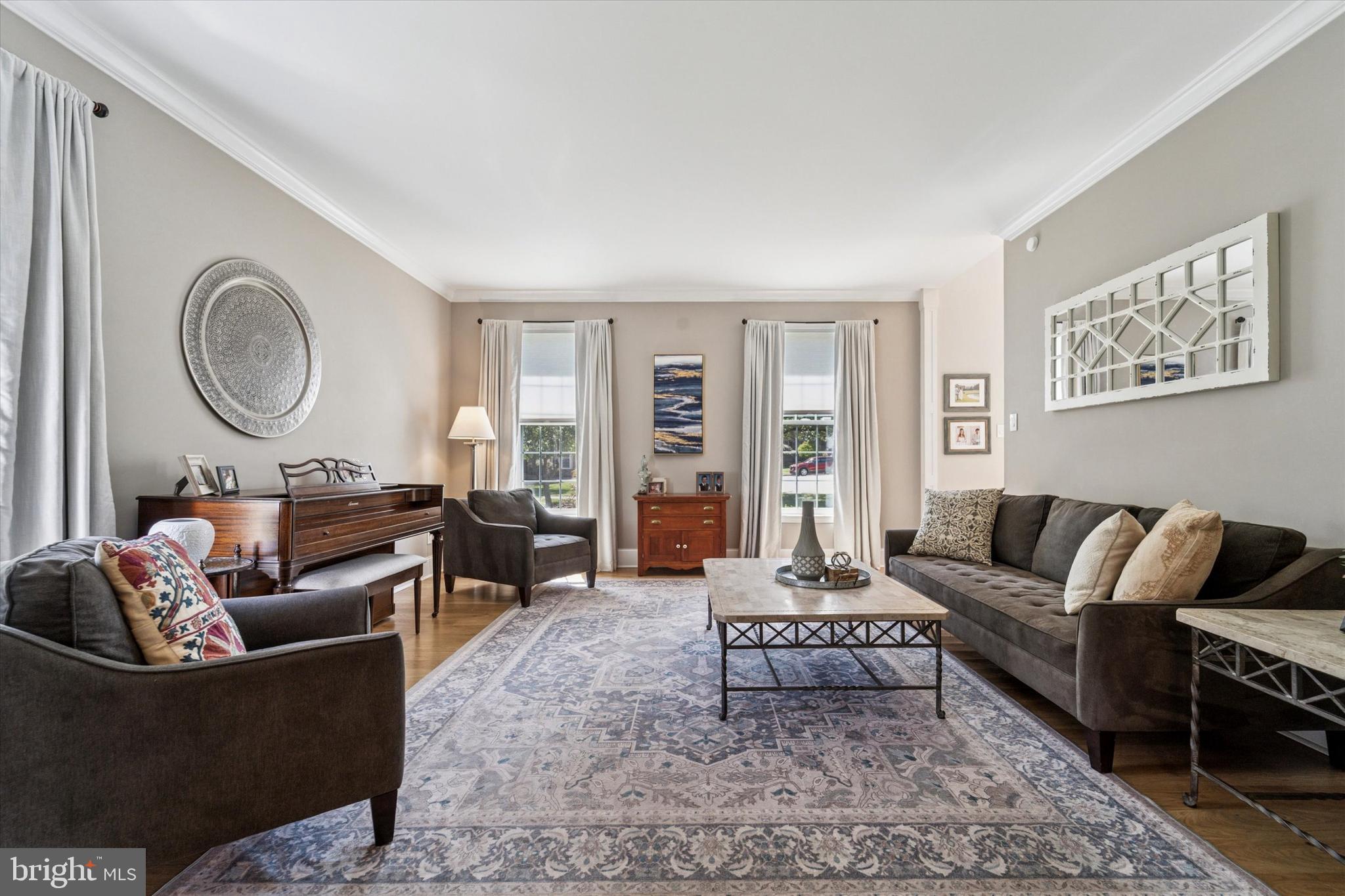 5 Stoney End Road Broomall, PA 19008 - Photo 9 of 48 a living room with furniture and a large window
