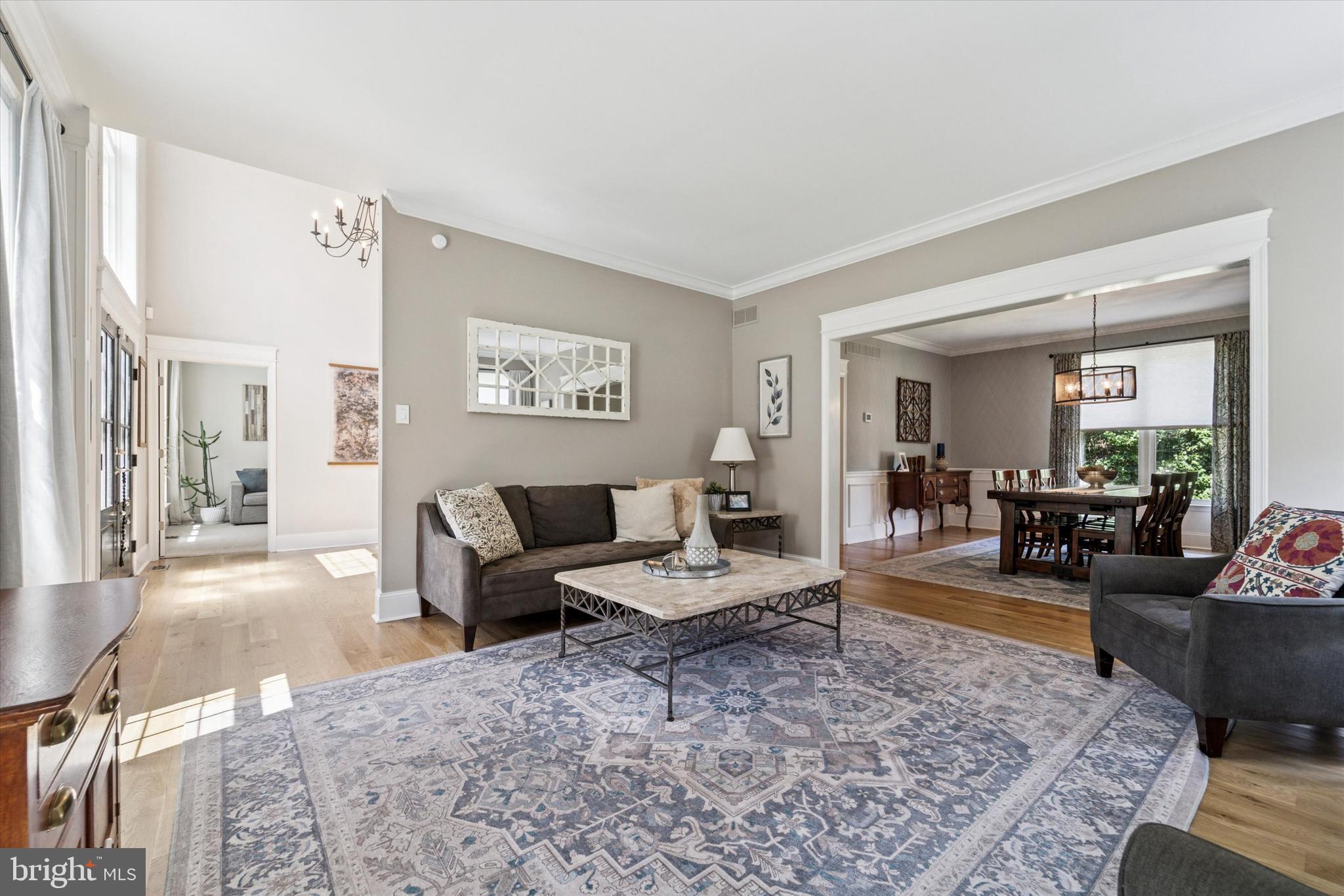 5 Stoney End Road Broomall, PA 19008 - Photo 10 of 48 a living room with furniture and a rug