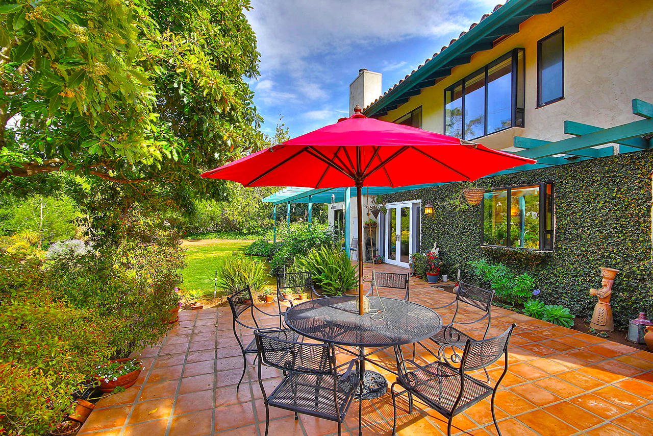 2727 East Valley Road Montecito, CA 93108 - Photo 23 of 26 Back_Patio_South_Facing_2727_EVR_Monteci