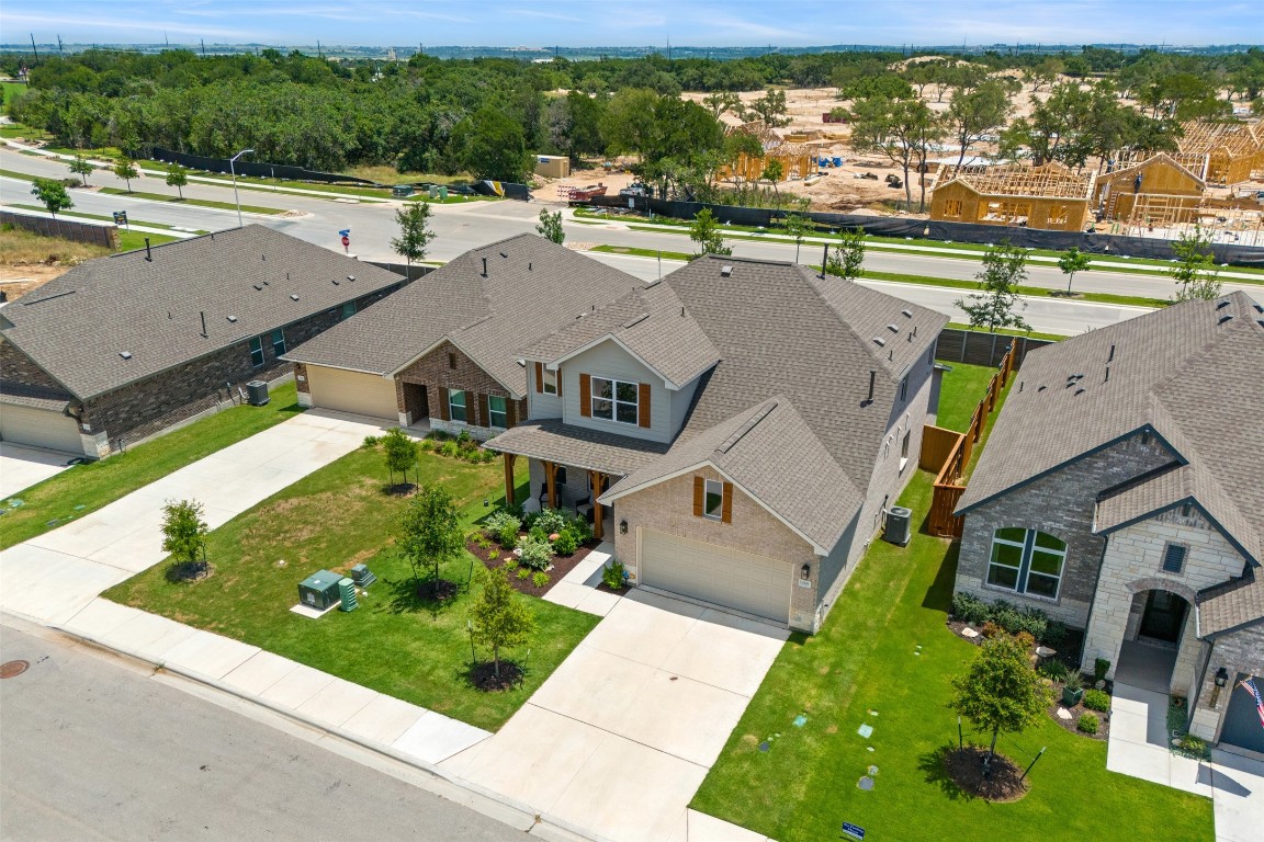 1009 Dog Iron Street Georgetown, TX 78633 - Photo 22 of 39 an aerial view of a house with a garden