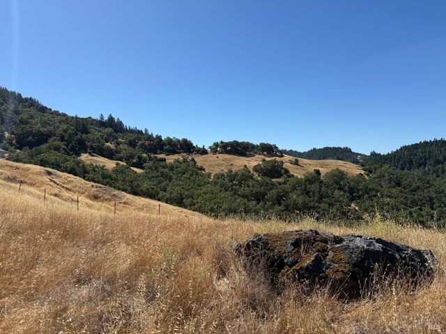 a view of a snow on the road