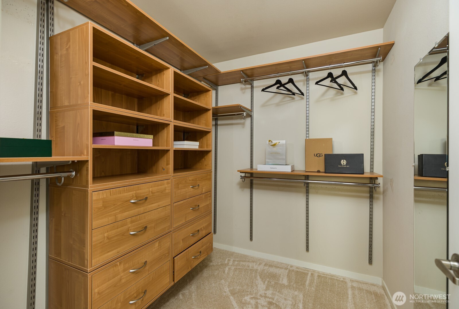 133 Cougar Ridge Road Northwest, Unit 1405 Issaquah, WA 98027 - Photo 18 of 30 a view of walk in closet with empty racks