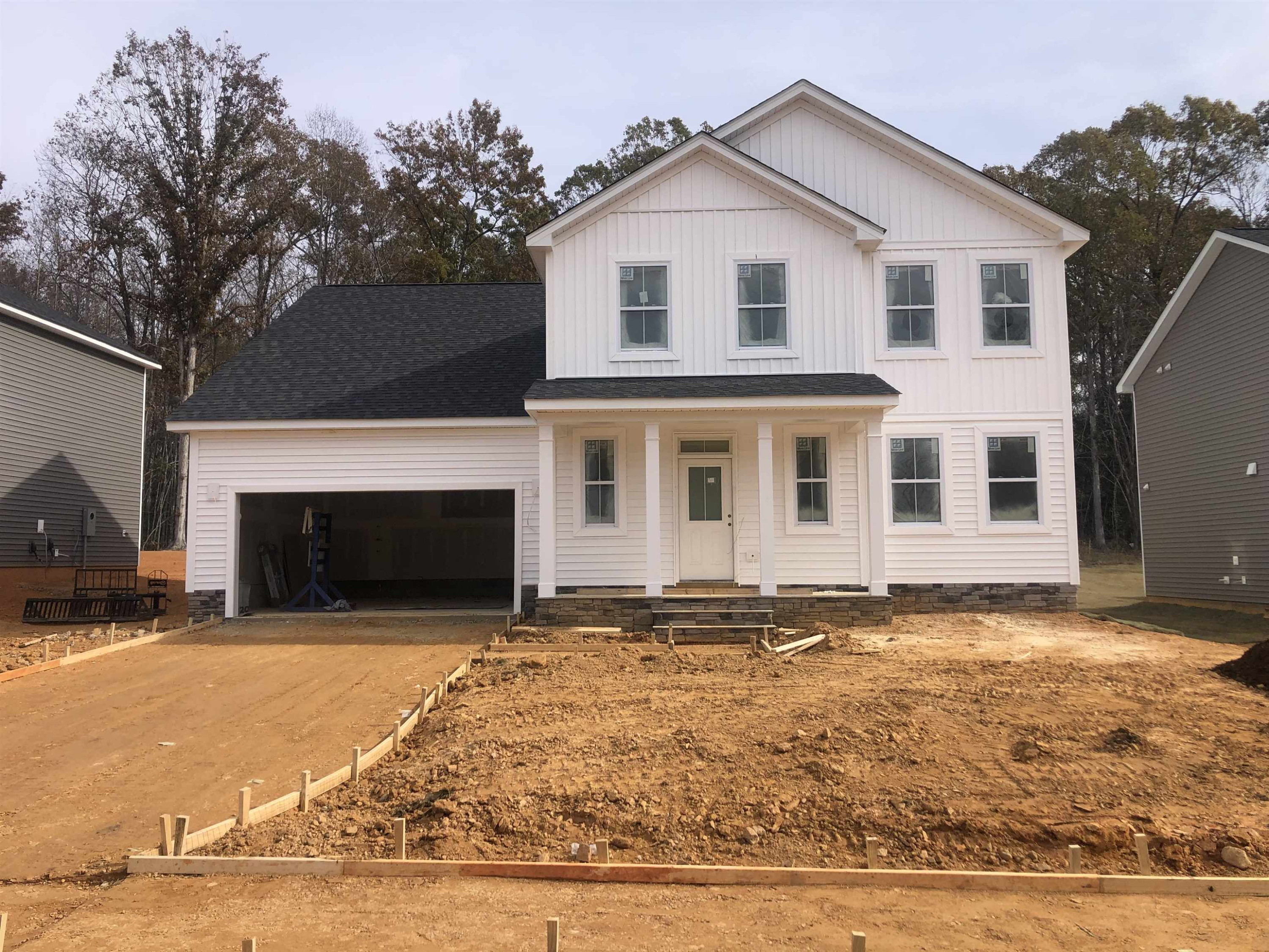 Actual Exterior of Home Under Construction