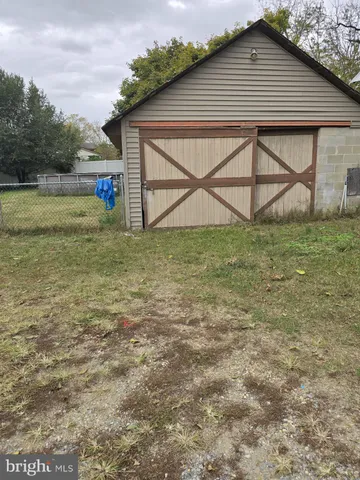 a backyard of a house