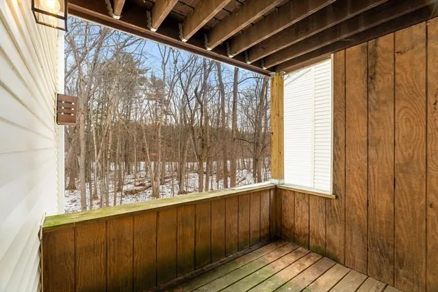 a view of outdoor space with lots of trees