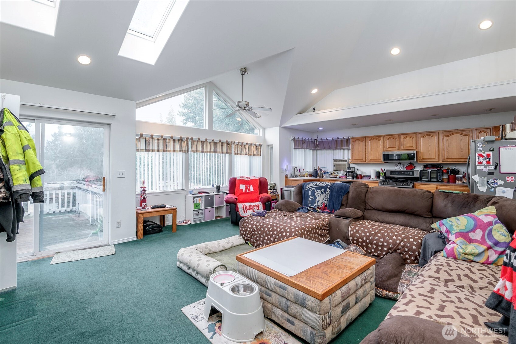 4048 Southeast Horstman Road Port Orchard, WA 98366 - Photo 17 of 40 a living room with furniture and a large window