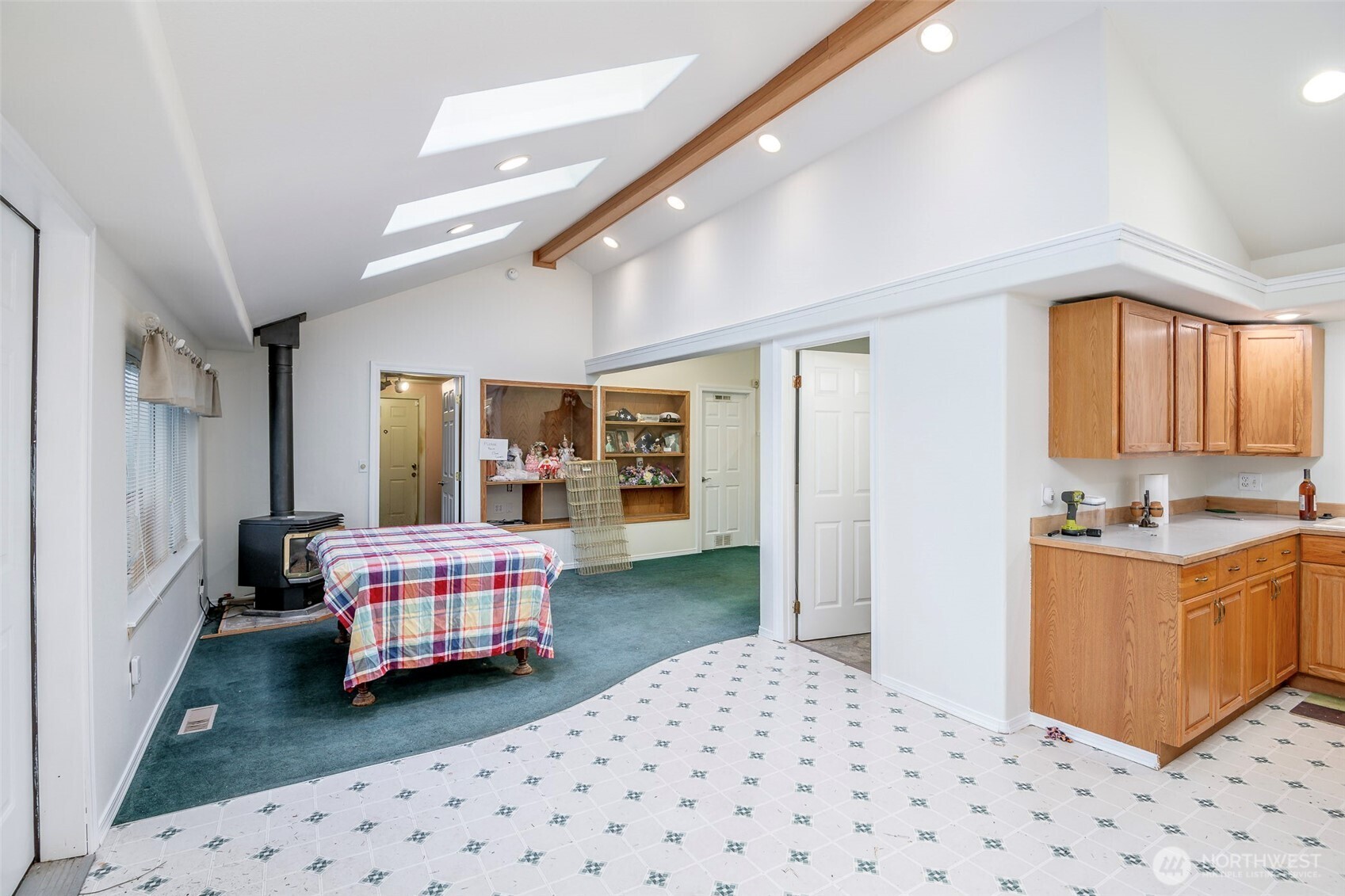 4048 Southeast Horstman Road Port Orchard, WA 98366 - Photo 9 of 40 a bedroom with furniture and window