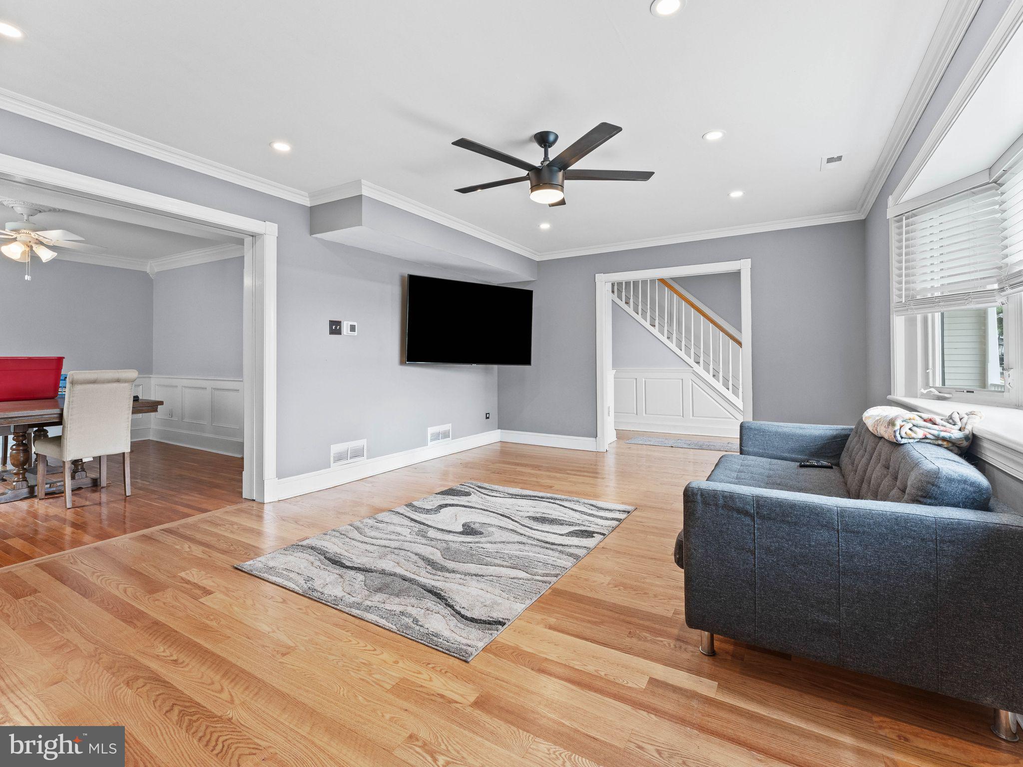 8 Chesterfield Road Sewell, NJ 08080 - Photo 10 of 57 a living room with furniture and a flat screen tv