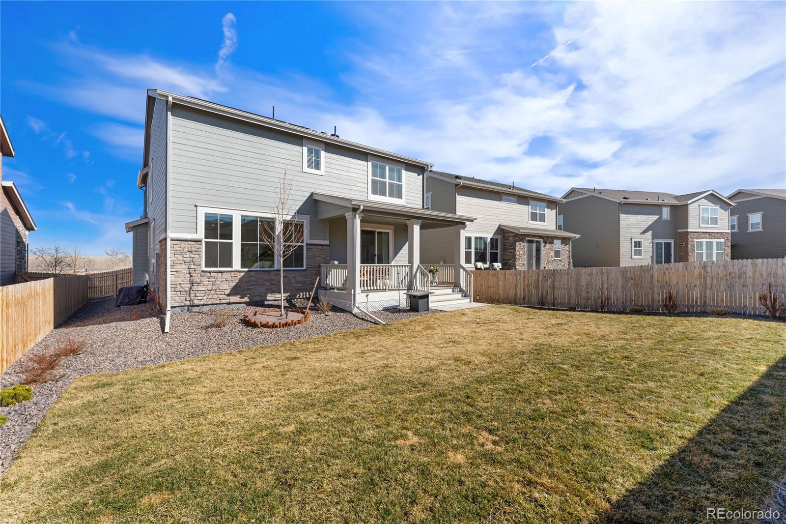 817 S Flat Aurora, CO 80018 - Photo 36 of 41 a view of a house with backyard porch and sitting area
