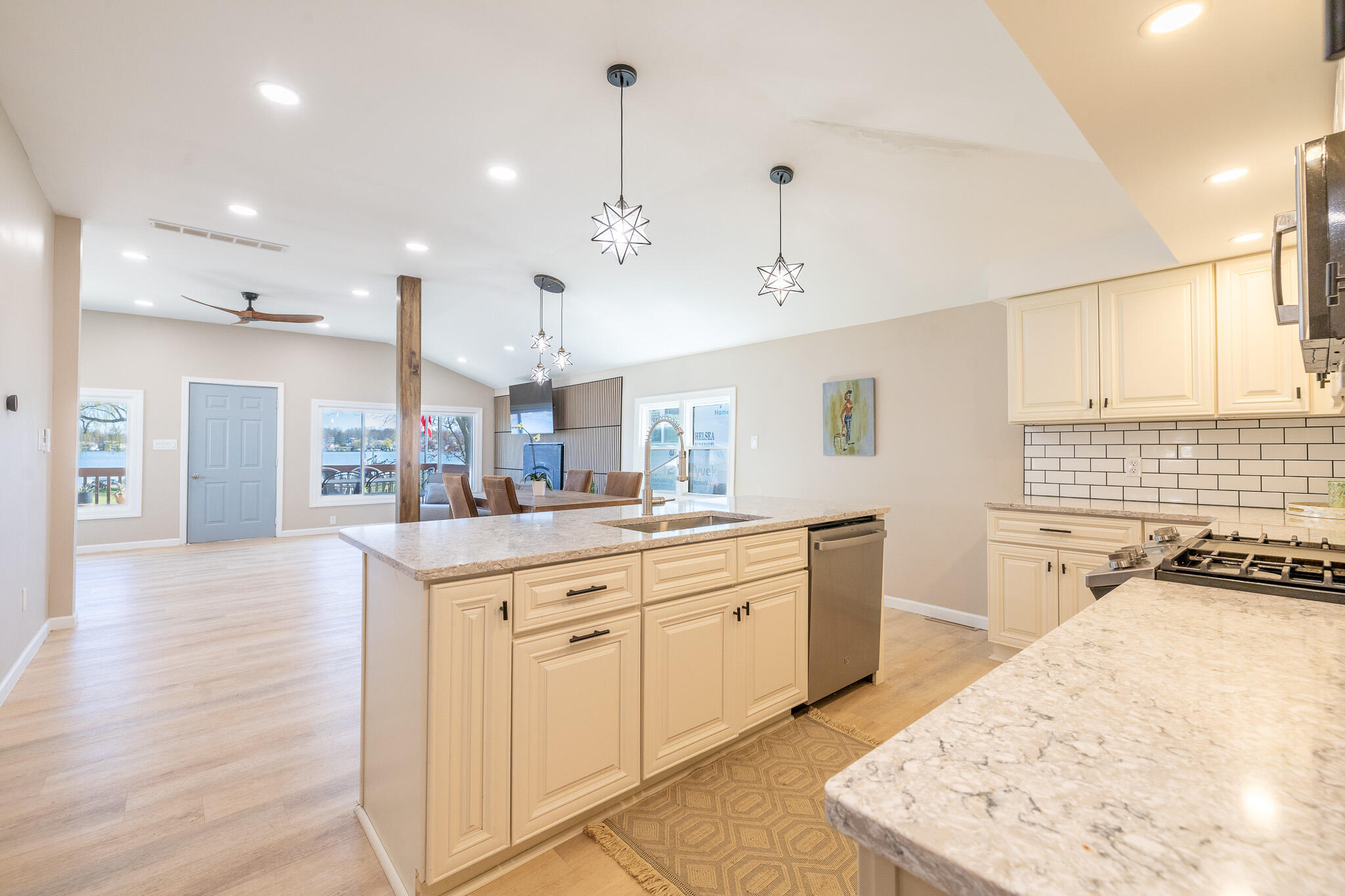 252 Evans Trail Tipton, MI 49287 - Photo 4 of 42 Renovated Kitchen
