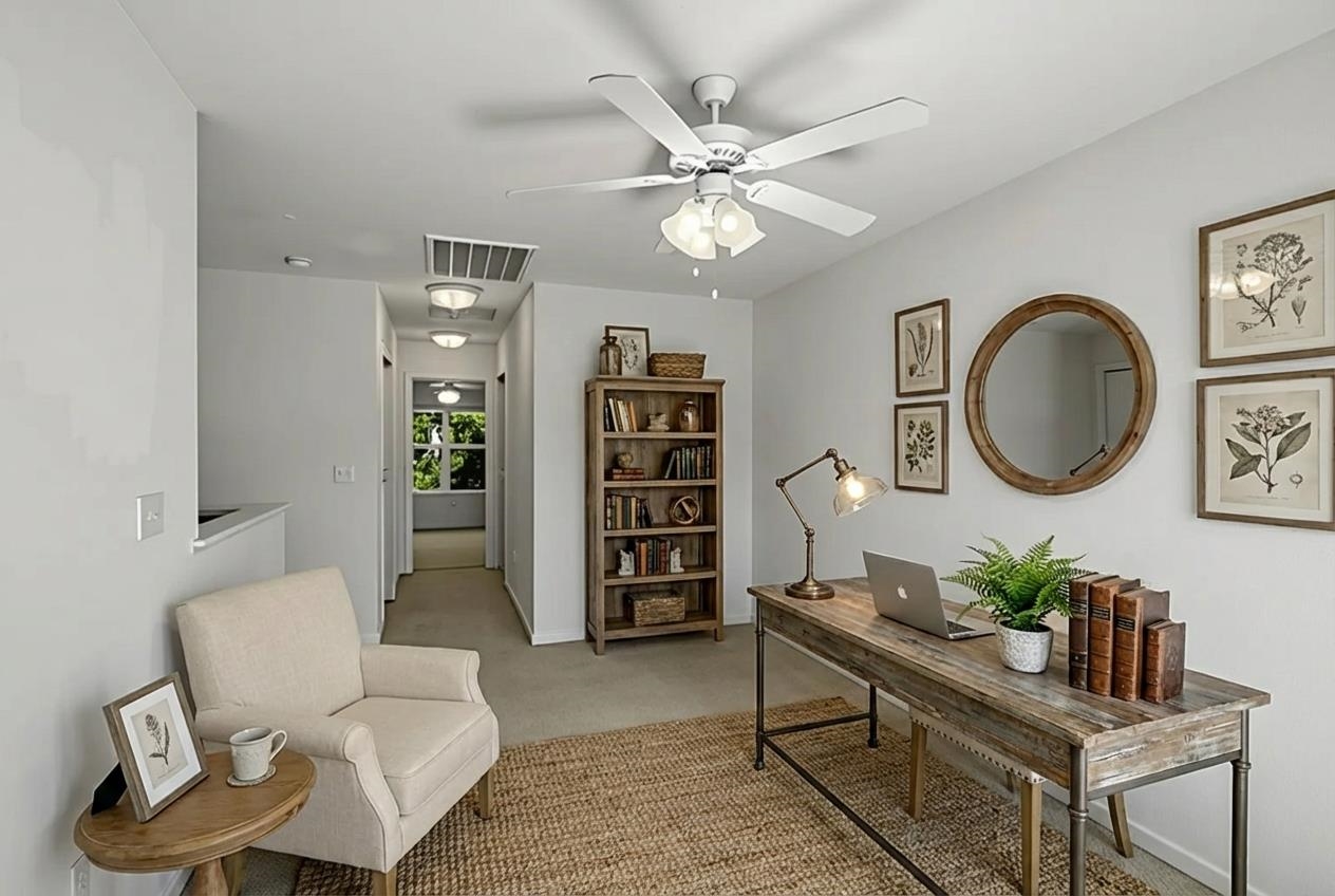 343 Field Stone Drive Murphys, CA 95247 - Photo 25 of 40 Virtually Staged Upstairs loft for Home office or bonus room