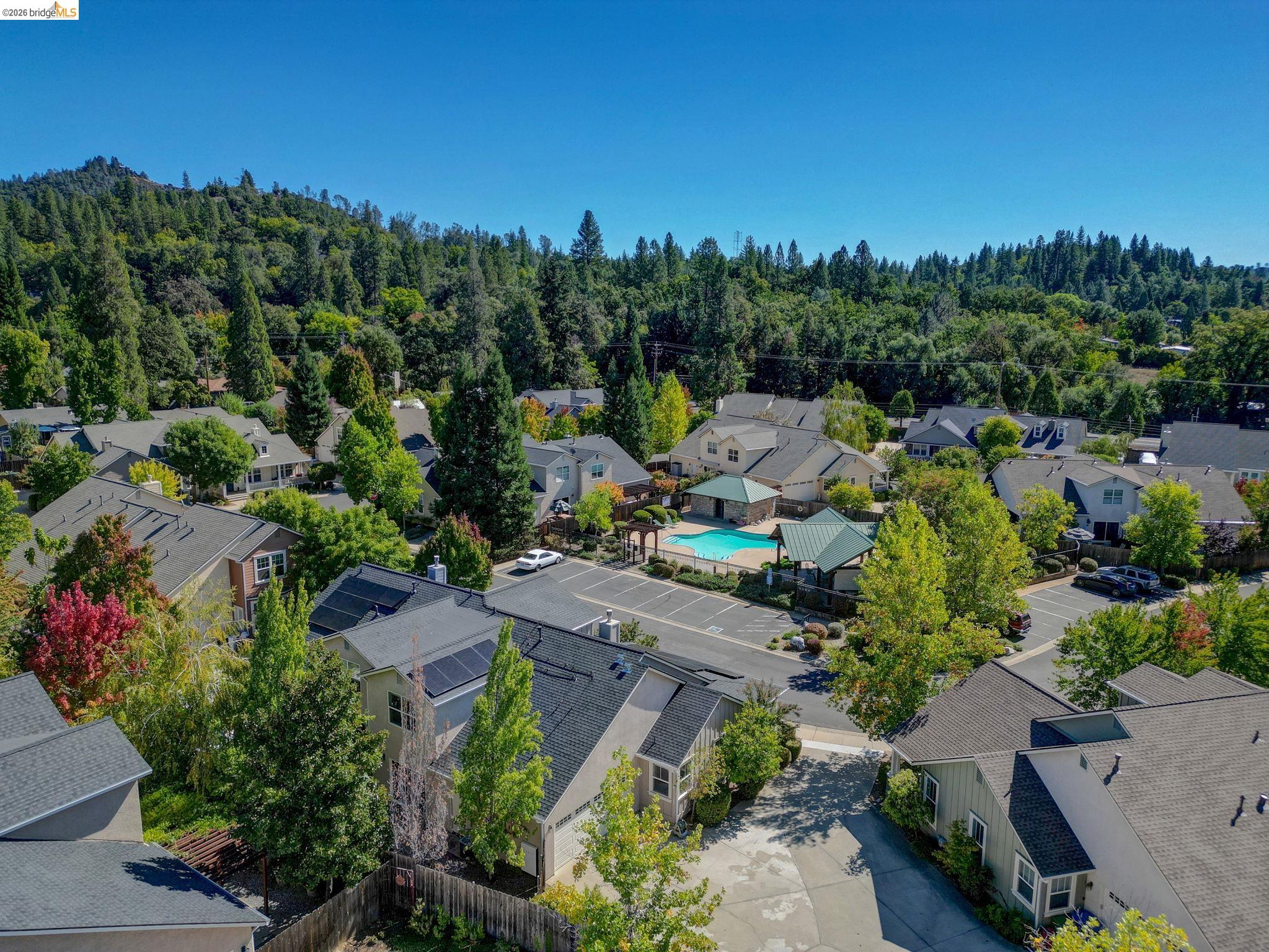 343 Field Stone Drive Murphys, CA 95247 - Photo 5 of 40 an aerial view of residential house with outdoor space and trees all around