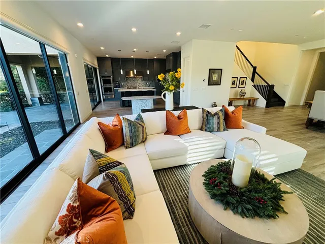 a view of a living room