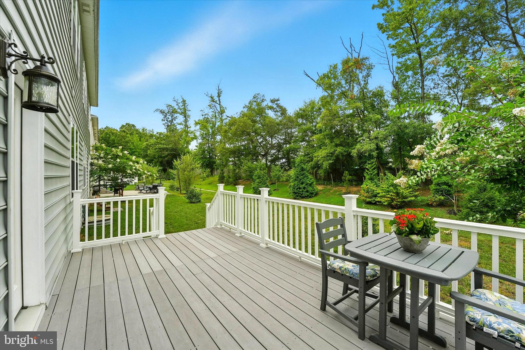 167 Sirius Drive Bear, DE 19701 - Photo 41 of 47 a view of a deck with furniture and trees