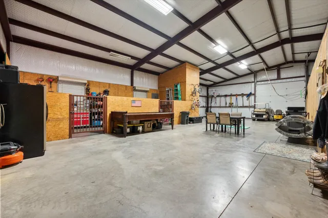 a view of car garage