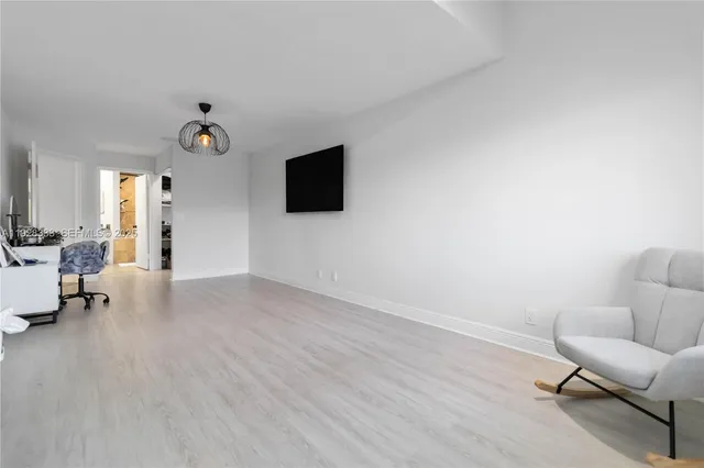 a view of a livingroom with a couch