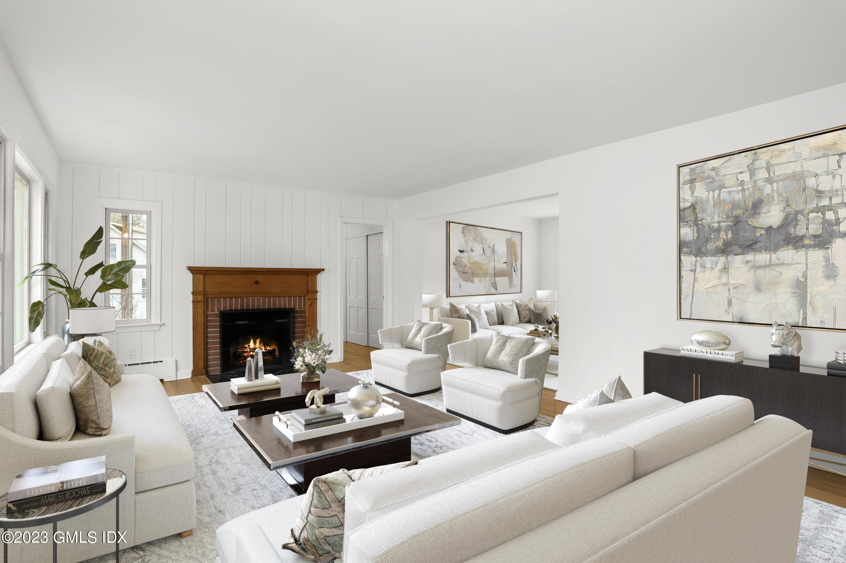 148 Old Mill Road Greenwich, CT 06831 - Photo 7 of 39 Virtually staged living room