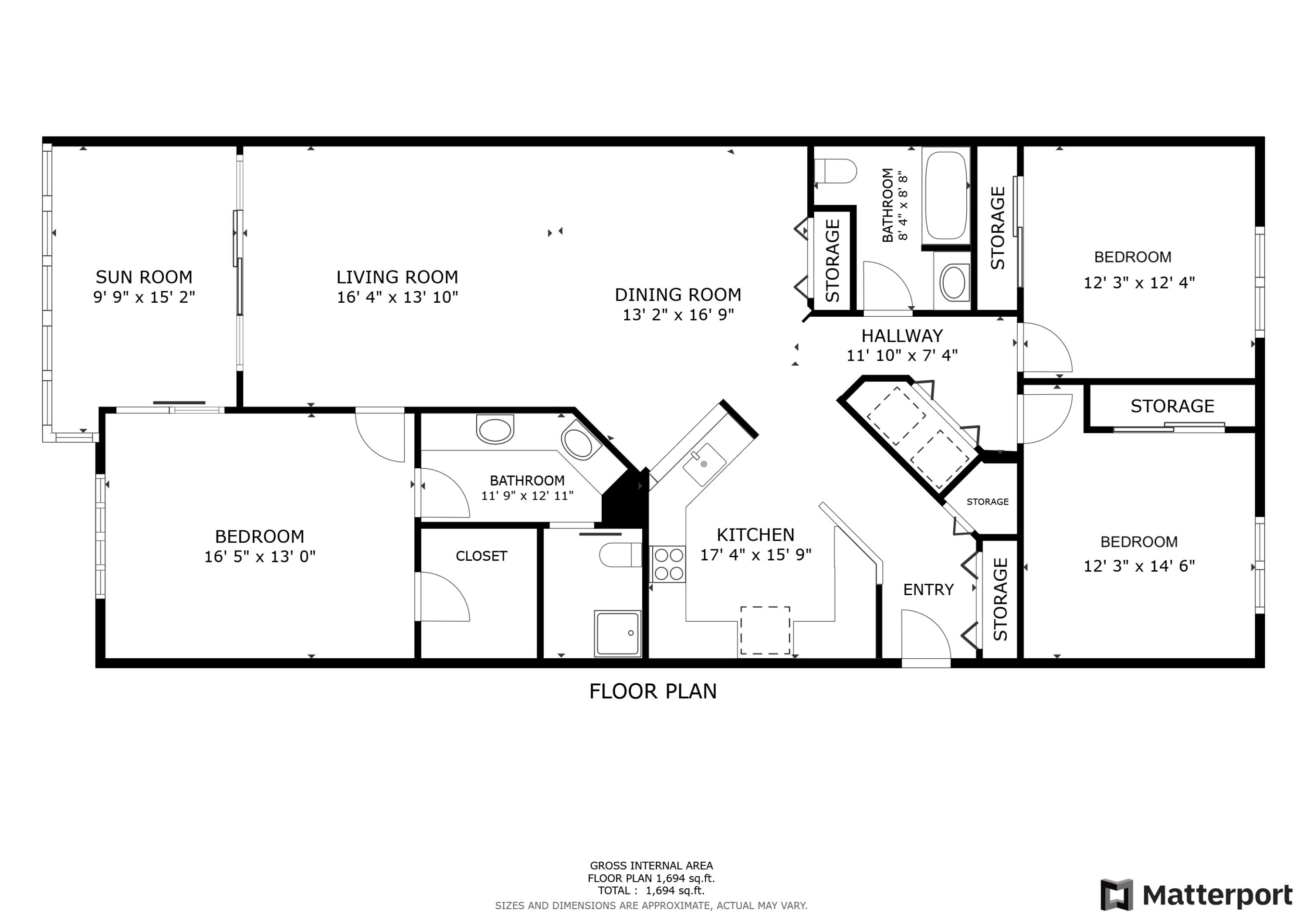 6121 Southeast Landing Way, Unit 12 Stuart, FL 34997 - Photo 47 of 47 a picture of a floor plan