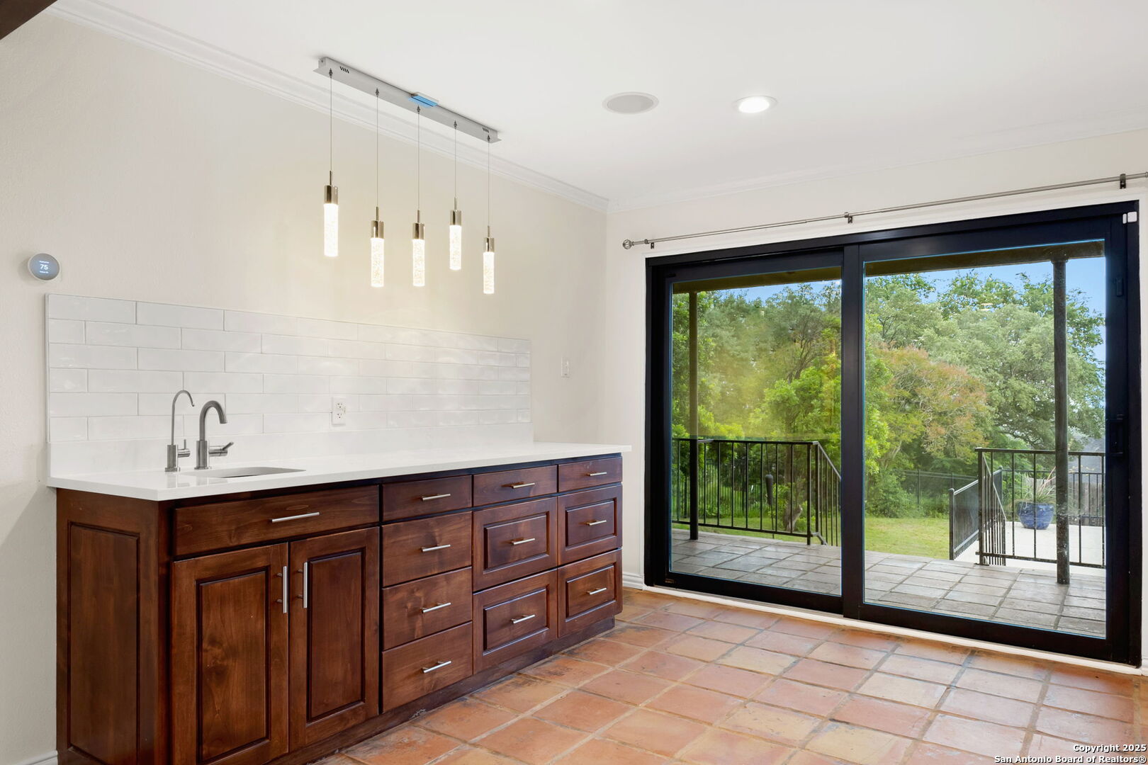 835 Fredericksburg Road New Braunfels, TX 78130 - Photo 35 of 56 a spacious bathroom with a large mirror vanity and a shower